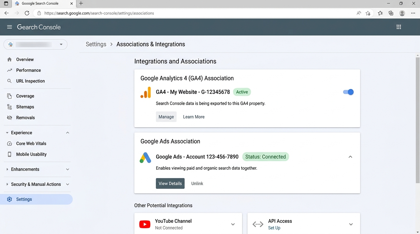 Google Search Console Integration